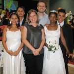 The couples: Âni and Glauber, Ruth and Nate, Valdete and Dêmi