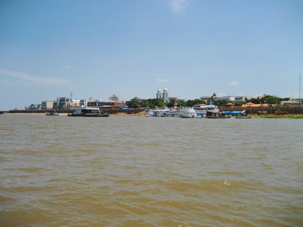 Along the banks of the Amazon River in Santarém is where this trip begins. You can see it's a very brown river- much like chocolate milk, although not nearly as tasty or healthy. Along the banks of the Amazon River in Santarém is where this trip begins. You can see it's a very brown river- much like chocolate milk, although not nearly as tasty or healthy.