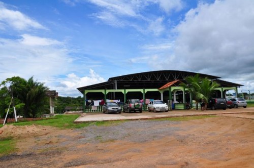 Auditorium, Shelter, Housing Quarters and Kitchen - this building did it all!