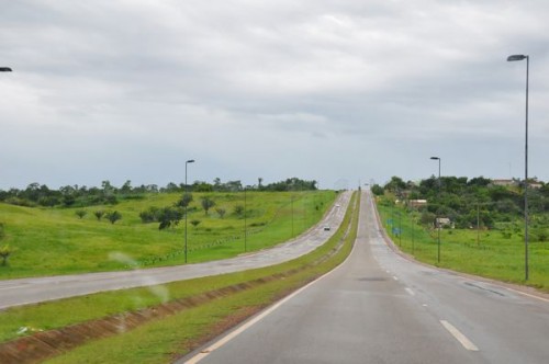 Jungle, meet highway.  Highway, meet jungle.