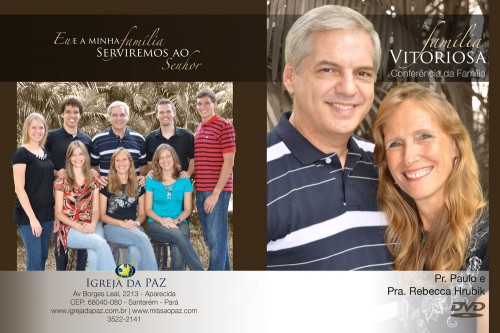 The Victorious Family Conference DVD cover (the front is on the right and the back is on the left, as if it were open