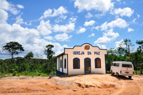 The brand new church in Iruçanga has doubled in size since this building was built just one month ago! We're here to put the finishing touches on it. The brand new church in Iruçanga has doubled in size since this building was built just one month ago! We're here to put the finishing touches on it.