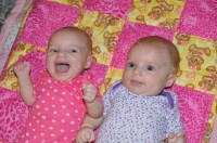 Anna uses her entire head to smile. How cute is that?!