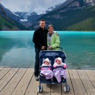 The Reutter family at Lake Louise The Reutter family at Lake Louise