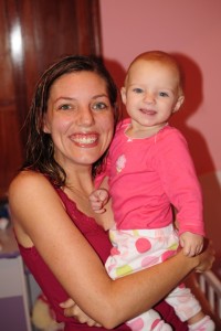 Anna and mom. Anna and mom.