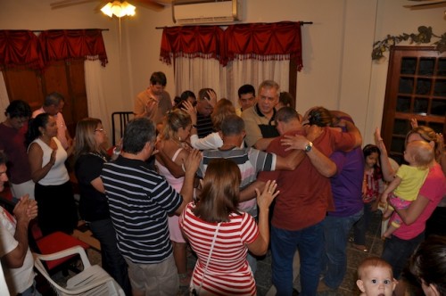 Praying in the new leaders!