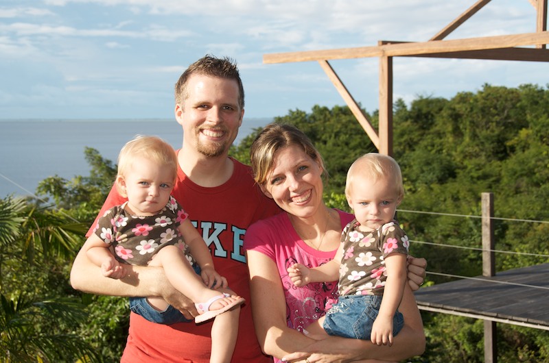 Dad, Mom, Becca and Anna by the Tapajós River Dad, Mom, Becca and Anna by the Tapajós River