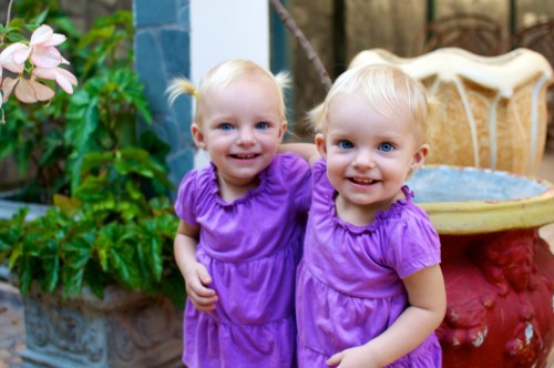 Anna and Rebecca growing up fast!