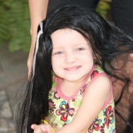 Anna's hair has darkened with age.