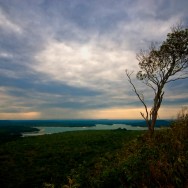 Overlooking Lago Verde (Green Lake) from the mountain in Alter do Chão.