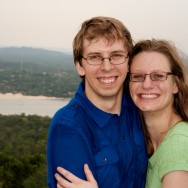 Jed and Susan after their engagement on the mountain!