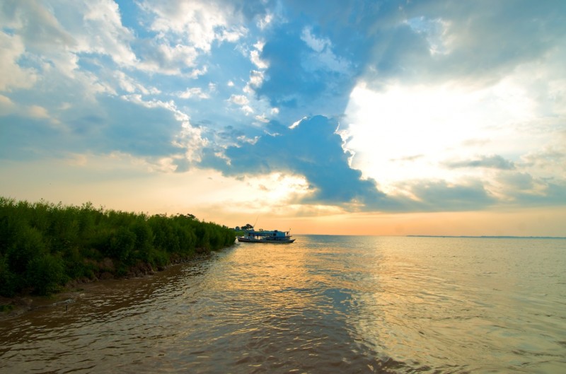 Morning on the Amazon.