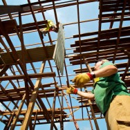Up goes the roof.